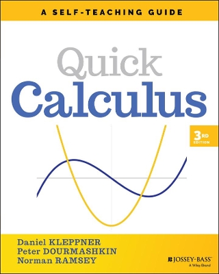 Quick Calculus: A Self-Teaching Guide book