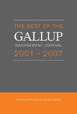 Best of the Gallup Management Journal 2001-2007 book