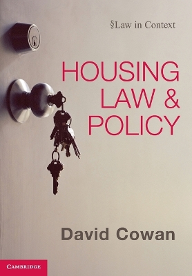 Housing Law and Policy by David Cowan