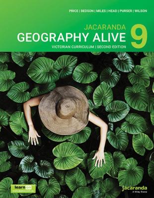 Jacaranda Geography Alive 9 Victorian Curriculum, learnON & Print by Jill Price