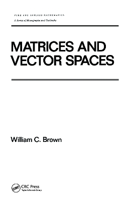 Matrices and Vector Spates book