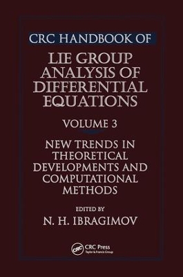 CRC Handbook of Lie Group Analysis of Differential Equations by Nail H. Ibragimov