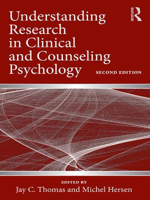 Understanding Research in Clinical and Counseling Psychology by Jay C. Thomas
