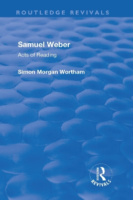 Samuel Weber by Simon Morgan Wortham