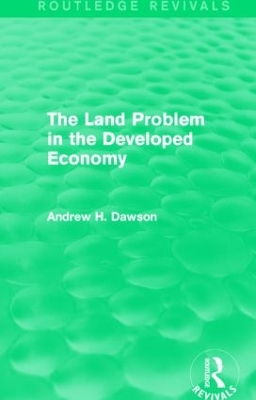 Land Problem in the Developed Economy book