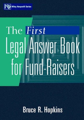 First Legal Answer Book for Fund-raisers book