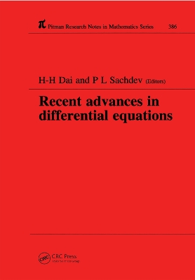 Recent Advances in Differential Equations book