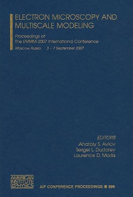 Electron Microscopy and Multiscale Modeling book
