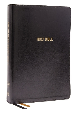 KJV, Foundation Study Bible, Large Print, Leathersoft, Black, Red Letter, Comfort Print: Holy Bible, King James Version book