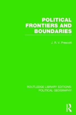 Political Frontiers and Boundaries book