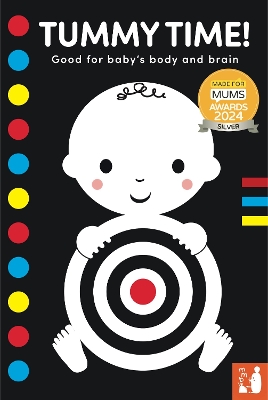 Tummy Time!: A high-contrast fold-out book with mirror for babies book