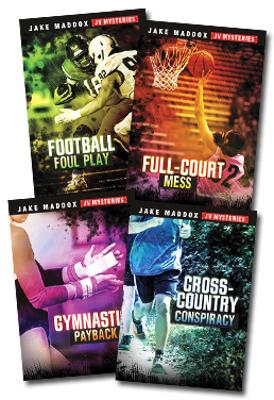 Jake Maddox JV Mysteries Set of 4 book