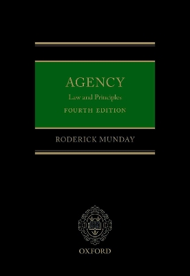 Agency: Law and Principles book