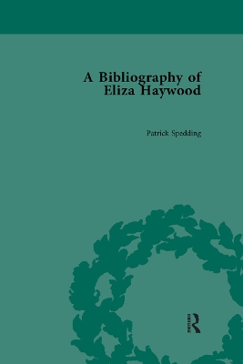 A Bibliography of Eliza Haywood book