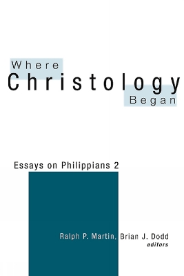 Where Christology Began book