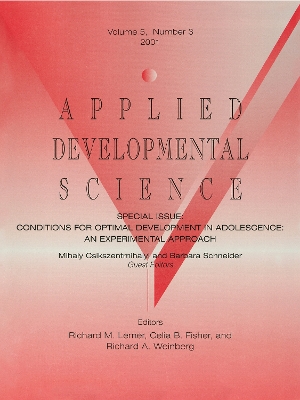 Conditions for Optimal Development in Adolescence by Celia B. Fisher