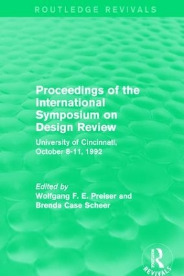 Proceedings of the International Symposium on Design Review by Wolfgang F. E. Preiser