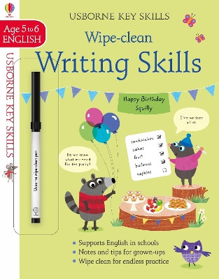 Wipe-Clean Writing Skills 5-6 book