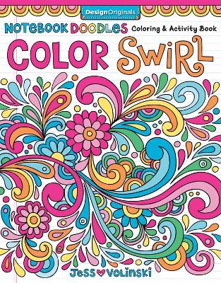 Notebook Doodles Color Swirl book