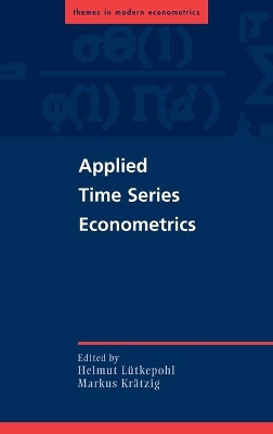 Applied Time Series Econometrics by Helmut Lütkepohl