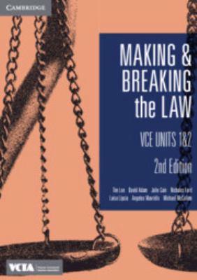 Cambridge Making and Breaking the Law VCE Units 1&2 book