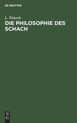 Die Philosophie Des Schach book