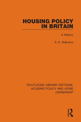 Housing Policy in Britain: A History book