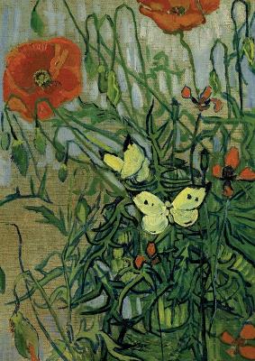 Van Gogh's Butterflies and Poppies Notebook book