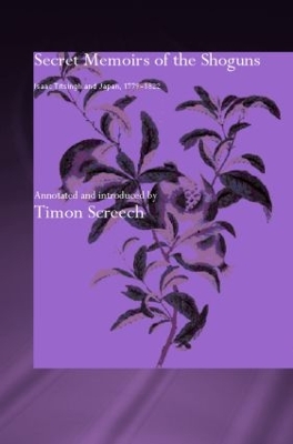 Secret Memoirs of the Shoguns book