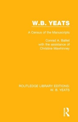 W. B. Yeats by Conrad A. Balliet
