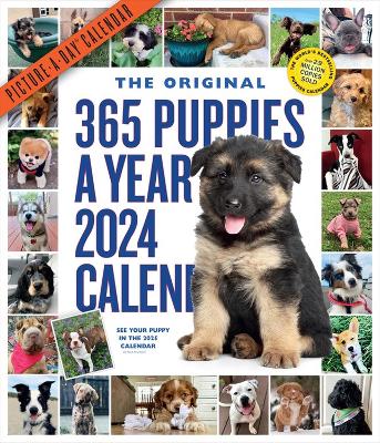 365 Puppies-A-Year Picture-A-Day Wall Calendar 2024: Absolutely Spilling Over With Puppies book