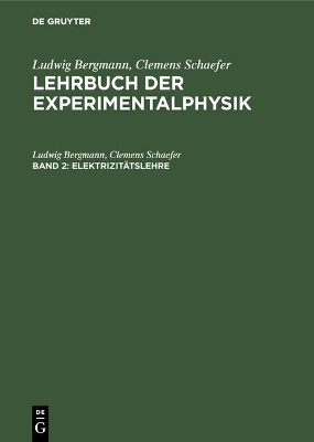 Elektrizit�tslehre by Ludwig Bergmann