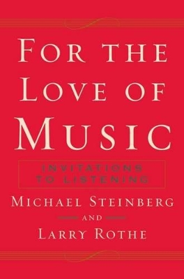 For The Love of Music book