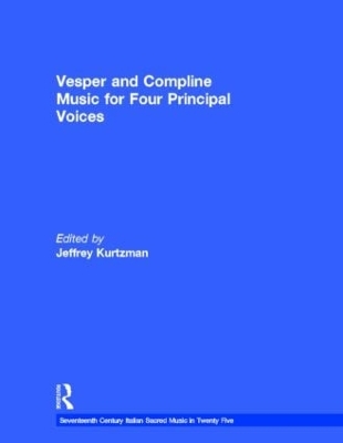 Vesper & Compline Music for Four Principle Voices book