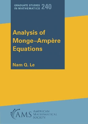 Analysis of Monge-Ampere Equations by Nam Q. Le