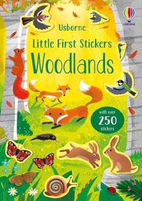 Little First Stickers Woodlands book