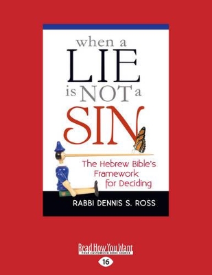 When a Lie is Not a Sin book