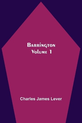 Barrington. Volume 1 book