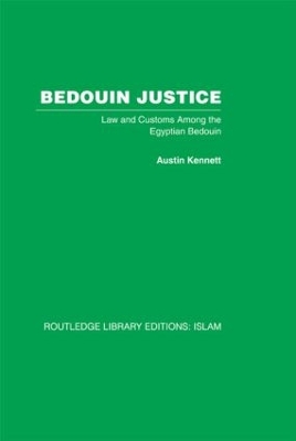 Bedouin Justice: Law and Custom Among the Egyptian Bedouin book