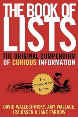 The Book of Lists, the Canadian Edition by David Wallechinsky