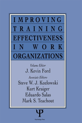 Improving Training Effectiveness in Work Organizations book