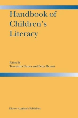 Handbook of Children's Literacy book