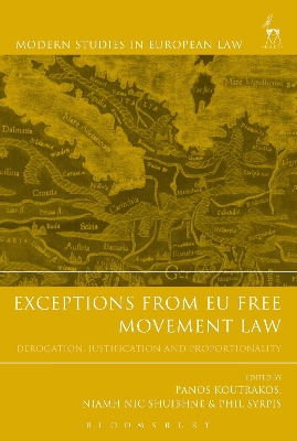 Exceptions from EU Free Movement Law by Professor Panos Koutrakos