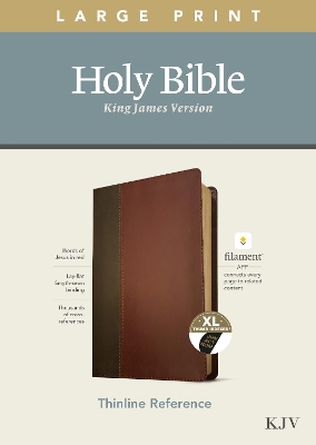 KJV Large Print Thinline Reference Bible, Filament Enabled E book