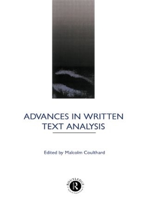 Advances in Written Text Analysis book