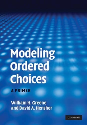 Modeling Ordered Choices by William H. Greene