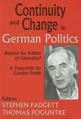 Continuity and Change in German Politics book