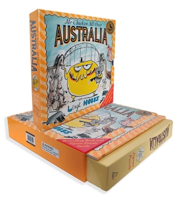 Mr Chicken All Over Australia Book and Jigsaw Puzzle book