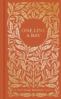 Gilded One Line a Day: A Five-Year Memory Book by Chronicle Books