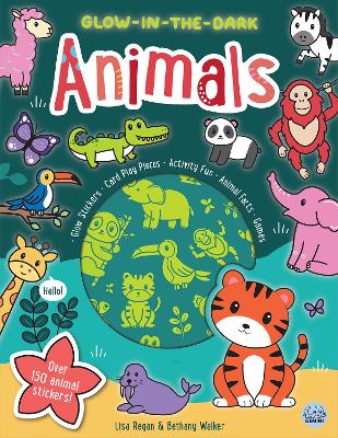 Glow-in-the-Dark Animals Sticker Activity book